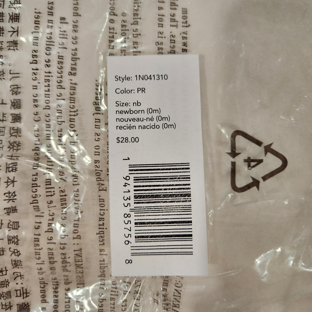 Carter's Girl's Angel-Sleeve 3-Piece Bodysuit Set Pink Floral Size NB NWT - Picture 10 of 10